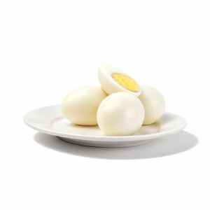 طبق بيض مسلوق