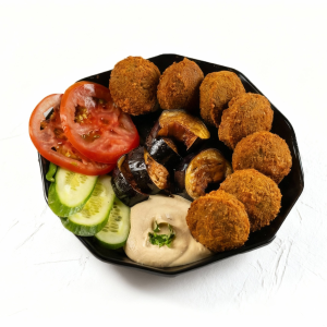 طبق فلافل صغيرة