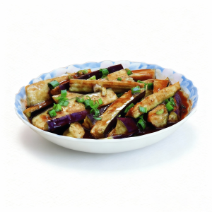 طبق باذنجان مقلي